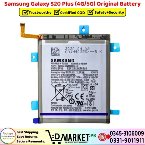 Samsung Galaxy S20 Plus Original Battery 4G 5G