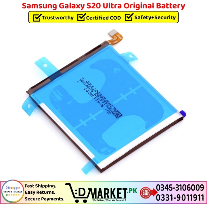 Samsung Galaxy S20 Ultra Original Battery Price In Pakistan