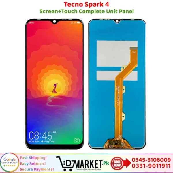 Tecno Spark 4 LCD Panel Price In Pakistan