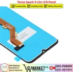 Tecno Spark 4 Lite LCD Panel Price In Pakistan