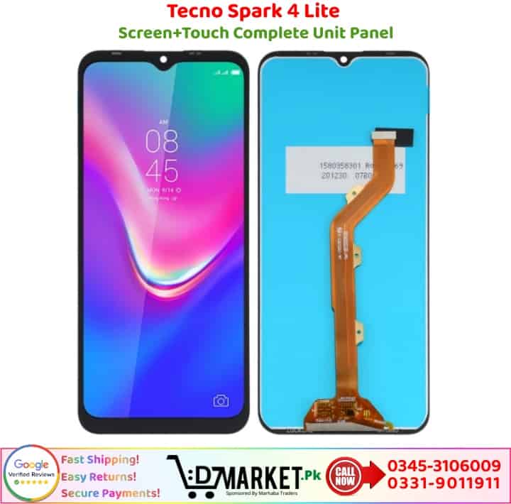 Tecno Spark 4 Lite LCD Panel Price In Pakistan