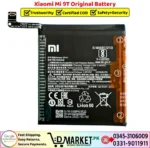 Xiaomi Mi 9T Original Battery Price In Pakistan
