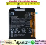 Xiaomi Mi 9T Pro Original Battery - DMarket.Pk