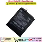 Xiaomi Redmi 5 Original Battery Price In Pakistan