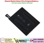 Xiaomi Redmi Note 6 Pro Original Battery Price In Pakistan