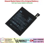 Xiaomi Redmi Note 6 Pro Original Battery Price In Pakistan