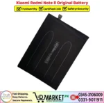 Xiaomi Redmi Note 8 Original Battery Price In Pakistan