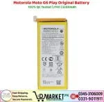 Motorola Moto G6 Play Original Battery Price In Pakistan