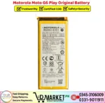 Motorola Moto G6 Play Original Battery Price In Pakistan