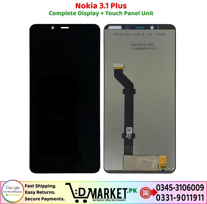 Nokia 3.1 Plus LCD Panel Price In Pakistan