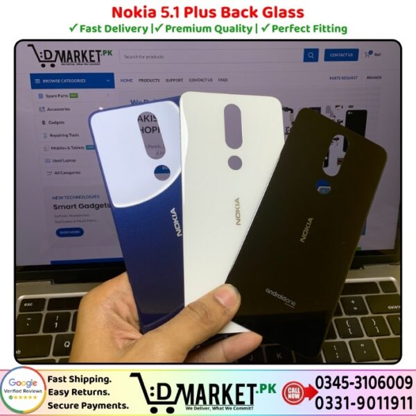 Nokia 5.1 Plus Back Glass Price In Pakistan