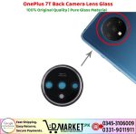 OnePlus 7T Back Camera Lens Glass Price In Pakistan