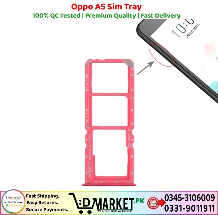 Oppo A5 Sim Tray Price In Pakistan