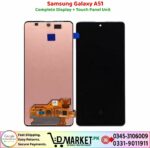 Samsung Galaxy A51 LCD Panel Price In Pakistan
