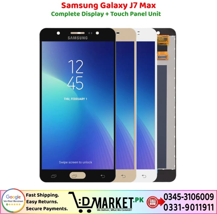 Samsung Galaxy J7 Max LCD Panel Price In Pakistan