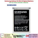 Samsung Galaxy S4 Mini Original Battery Price In Pakistan