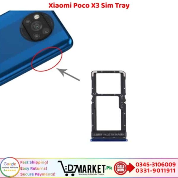 Xiaomi Poco X3 Sim Tray Price In Pakistan
