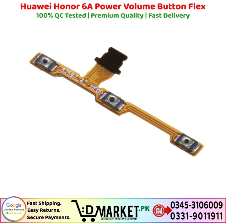 Huawei Honor 6A Power Volume Button Flex Price In Pakistan