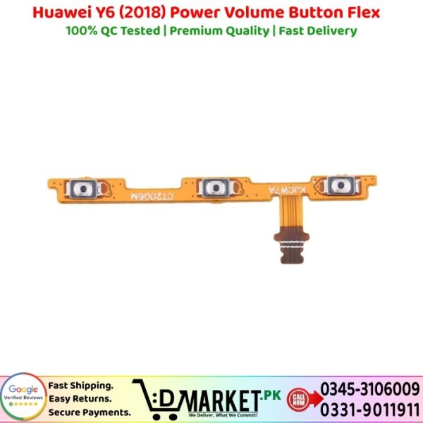Huawei Y6 2018 Power Volume Button Flex Price In Pakistan