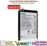 Lenovo K6 Note Original Battery Price In Pakistan