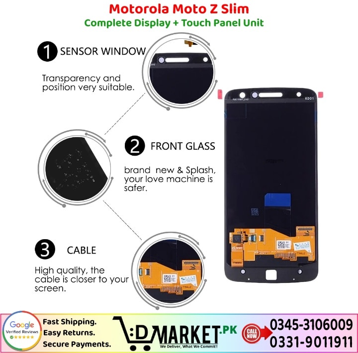 Motorola Moto Z Slim LCD Panel Price In Pakistan