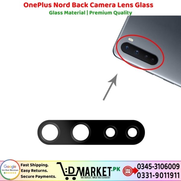 OnePlus Nord Back Camera Lens Glass Price In Pakistan