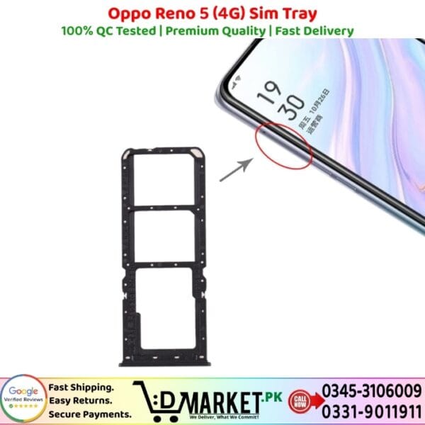 Oppo Reno 5 4G Sim Tray Price In Pakistan