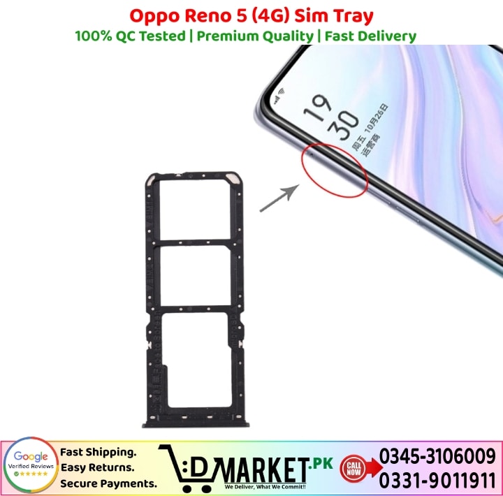Oppo Reno 5 4G Sim Tray Price In Pakistan
