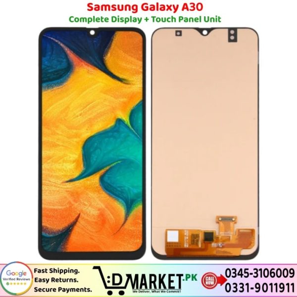 Samsung Galaxy A30 LCD Panel Price In Pakistan