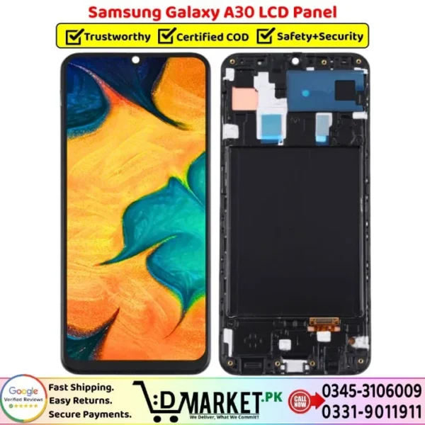 Samsung Galaxy A30 LCD Panel Price In Pakistan