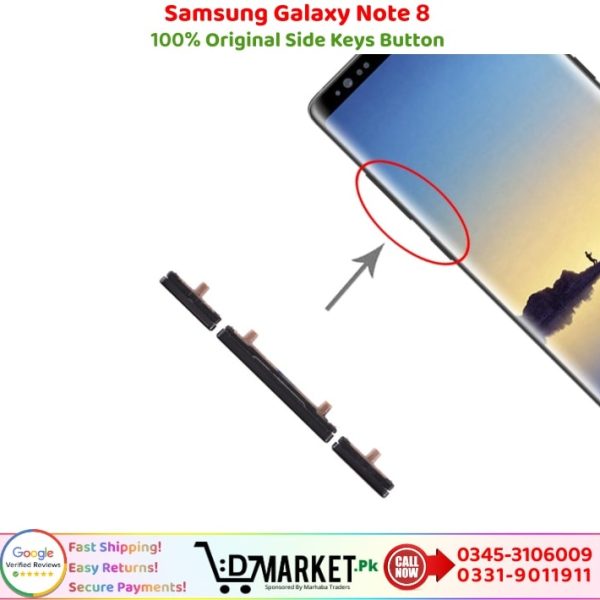 Samsung Galaxy Note 8 Side Keys Button Price In Pakistan