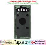 Samsung Galaxy S10 Back Glass Price In Pakistan
