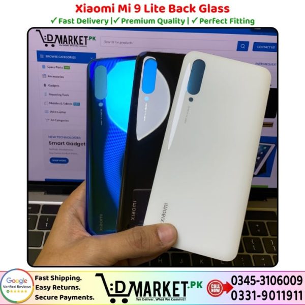 Xiaomi Mi 9 Lite Back Glass Price In Pakistan