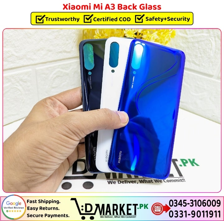 Xiaomi Mi A3 Back Glass Price In Pakistan