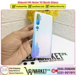 Xiaomi Mi Note 10 Back Glass Price In Pakistan