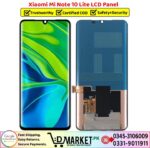 Xiaomi Mi Note 10 Lite LCD Panel Price In Pakistan