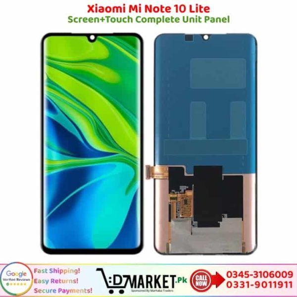 Xiaomi Mi Note 10 Lite LCD Panel Price In Pakistan