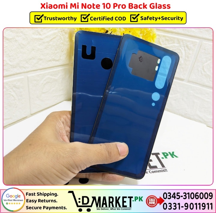 Xiaomi Mi Note 10 Pro Back Glass Price In Pakistan