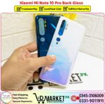 Xiaomi Mi Note 10 Pro Back Glass Price In Pakistan