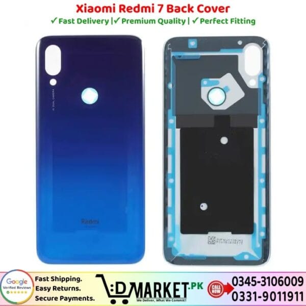 Xiaomi Redmi 7 Back Cover Price In Pakistan