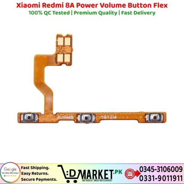 Xiaomi Redmi 8A Power Volume Button Flex Price In Pakistan