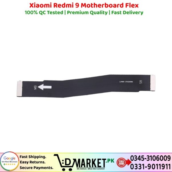 Xiaomi Redmi 9 Motherboard Flex Price In Pakistan