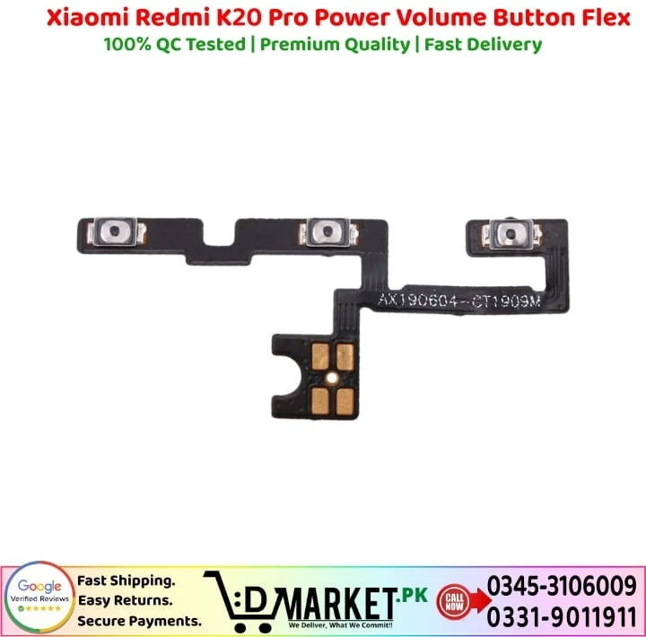 Xiaomi Redmi K20 Pro Power Volume Button Flex Price In Pakistan