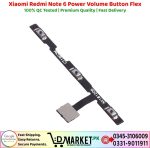 Xiaomi Redmi Note 6 Power Volume Button Flex Price In Pakistan