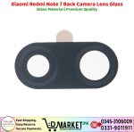 Xiaomi Redmi Note 7 Back Camera Lens Glass Price In Pakistan