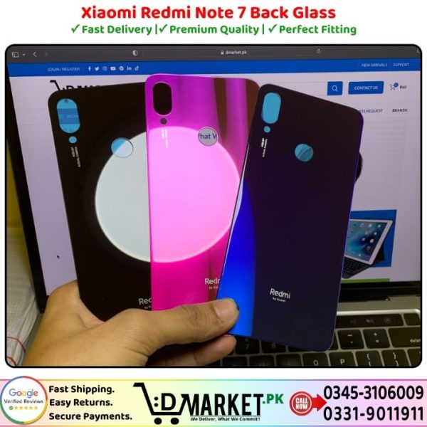 Xiaomi Redmi Note 7 Back Glass Price In Pakistan