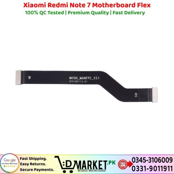 Xiaomi Redmi Note 7 Motherboard Flex Price In Pakistan