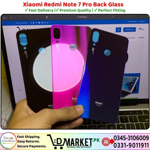 Xiaomi Redmi Note 7 Pro Back Glass Price In Pakistan