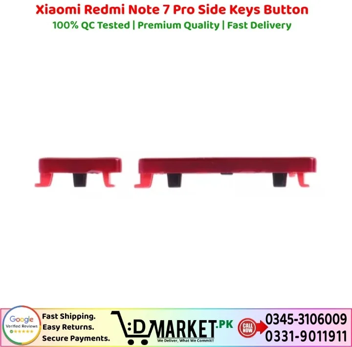 Xiaomi Redmi Note 7 Pro Side Keys Button Price In Pakistan