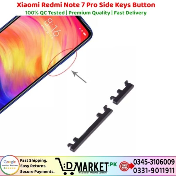 Xiaomi Redmi Note 7 Pro Side Keys Button Price In Pakistan